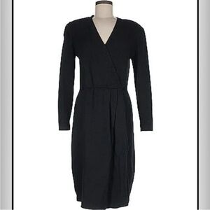 St. John Black Long Sleeve Dress